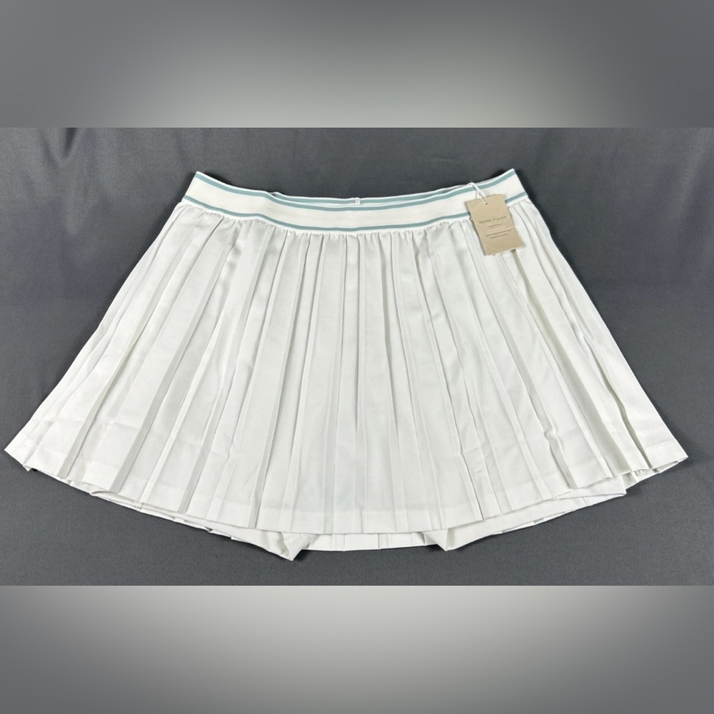 Peter Millar Womens Golf Skort Mickey Pleated XL White Polyester
